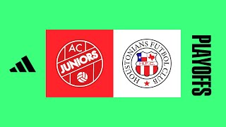 AC Juniors v Houstonians FC  2324 Adidas Volt League Playoffs [upl. by Kcirrez870]