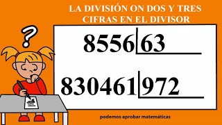 APRENDE A DIVIDIR POR DOS CIFRASAPRENDE A DIVIDIR POR TRES CIFRAS [upl. by Trutko630]