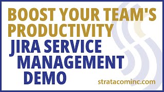 Boost Your Teams Productivity with Jira Service Management JSM Demo [upl. by Fenella]