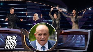 ‘Masked Singer’ judges walk off in protest after Rudy Giuliani appears  New York Post [upl. by Powe641]