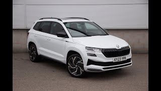 SKODA Karoq SUV 20 TSI 190ps 4X4 SportLine DSG KY23YPR [upl. by Elahcar587]