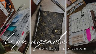 LV PM Agenda Flip  System Details  Pocket Planner  Wallet  Functional Planner  Plan With Bee [upl. by Sondra]