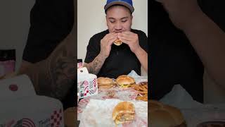 Rally’sCheckers Mukbang 😋🍔 explore fyp mukbang foodie eating eatingshow food [upl. by Easton624]