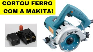 MAKITA 4100NH2  TROCANDO INTERRUPTOR Leia descrição [upl. by Repip682]