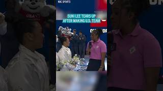 Suni Lee In Tears After Making US Olympic Team [upl. by Akehsat151]