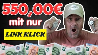 IMMER WIEDER 550€ 🤑💸 Mit 1 Link Klick verdienen GEHEIME METHODE Passiv Online Geld verdienen 2024 [upl. by Maren54]