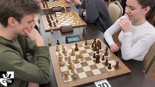 F Novikov 1622 vs WFM Fatality 1929 Chess Fight Night CFN Blitz [upl. by Rattan141]