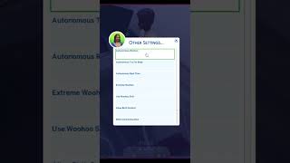 Better WOOHOO SETTINGS with these MC Command Center Settings Part 14 shorts mccc sims4cc [upl. by Sicard]