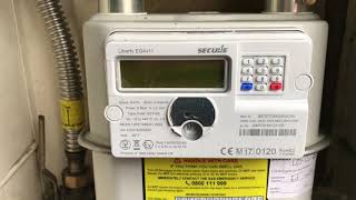 How to gas rate on a Liberty E4 Gas Meter Numeric phone style keypad [upl. by Nicholl183]