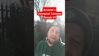 Arsenal v Liverpool Listener Streak Pick Liverpool arsenal arsliv premierleague epl [upl. by Acemahs]