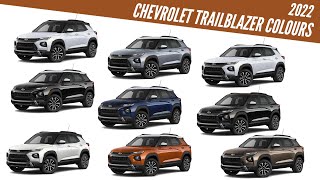 2022 Chevrolet Trailblazer SUV – All Colour Options – Images  AUTOBICS [upl. by Amalbena789]