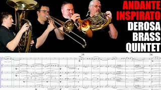 🎺BRASS QUINTET📯 quotAndante Inspiratoquot by Enzo DeRosa [upl. by Jerrol]