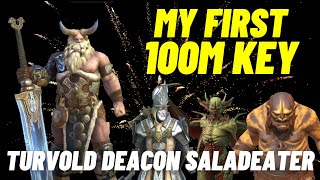 Turvold Deacon Saladeater  Personal Best 100M UNM Clan Boss Team  21 Unkillable UNMNMBrutal [upl. by Perlman]