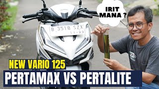 KONSUMSI BBM VARIO125  PERTAMAX VS PERTALITE  tmcblog [upl. by Nylsirhc836]