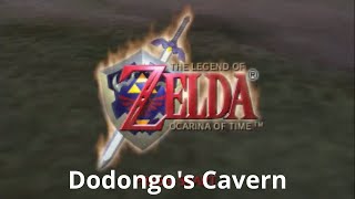 Dodongos Cavern  The Legend Of Zelda Ocarina Of Time  100 Walkthrough No Commentary [upl. by Dahlia]