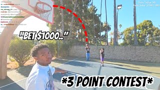 Deshae Frost amp Dub 3Point Contest 1000 WAGER [upl. by Laenaj]