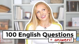 100 Common English Questions and Answers  How to Ask and Answer Questions in English [upl. by Myke4]