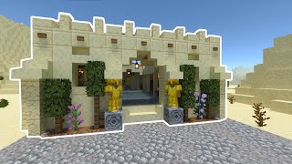 Minecraft  How to build a Bathhouse  Tutorial [upl. by Quintin]