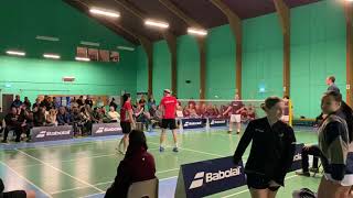 National Badminton League  MD  Wycombe Performance vs Wimbledon RFC [upl. by Nirda]