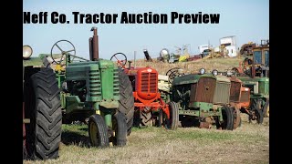 Neff Co Tractor Auction Preview [upl. by Suiram651]