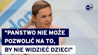 Barbara Nowacka o integracji i edukacji dzieci ukraińskich w Polsce TVN24 [upl. by Ahsiya]