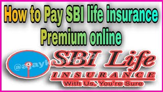 How to pay sbi life insurance premium online 2021 [upl. by Janela142]