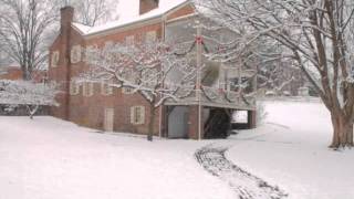 The Homestead in Winter President Andrew Johnsons home in Greeneville Tennessee [upl. by Atsirk]