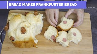 Frankfurter bread using Bread Maker PerySmith Bread Maker 2021 Recipe [upl. by Enehs]