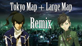 SMT IV x SMT IV Apocalypse  Tokyo Map  Large Map Remix [upl. by Nwadrebma619]