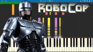 Robocop Theme Soundtrack  Synthesia Cover [upl. by Dutch]