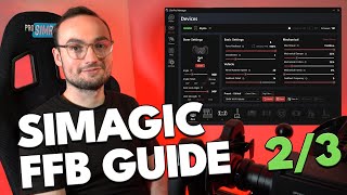 Full Simagic FFB Settings Guide  Strength and Vehicle Settings 23 [upl. by Lilas]