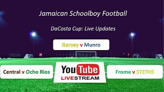 DaCosta Match Updates  Quarter Final Nov 13  Jamaican Schoolboy Football [upl. by Ezarras]