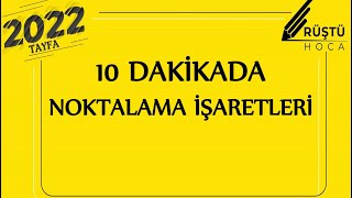 10 DAKİKADA  Noktalama İşaretleri  RÜŞTÜ HOCA [upl. by Anoniw122]