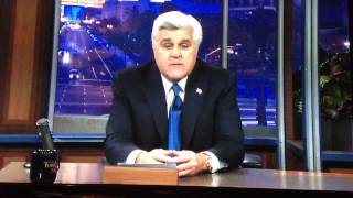 Jay Leno quotes Carson in a heartfelt goodbye [upl. by Eelana]