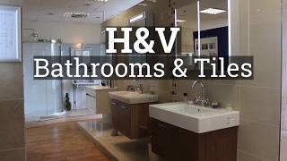 Bathroom Showrooms Dublin  HampV Bathrooms Walkinstown [upl. by Euqinot]