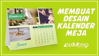 Cara Membuat Desain Kalender Meja 2019 Mudah dengan Corel Draw [upl. by Gnas376]