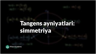 Tangens ayniyatlari simmetriya  Trigonometriya [upl. by Michaella236]