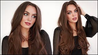 10 minute BLOWOUT with straightener  90s hair tutorial [upl. by Sum]