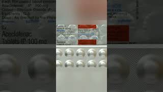 Hifenac Tablets uses in Hindi  Aceclofenac 100mg Tablets shots [upl. by Halyak]