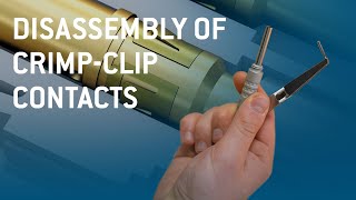 How to correctly disassemble ODUMAC® crimpclip contacts [upl. by Rimidalb]