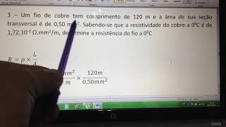 A Segunda Lei de Ohm Aula 3 [upl. by Koral]