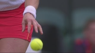 Clijsters BEL v Sharapova RUS Womens Tennis QuarterFinal Replay  London 2012 Olympics [upl. by Ahsiuqal]