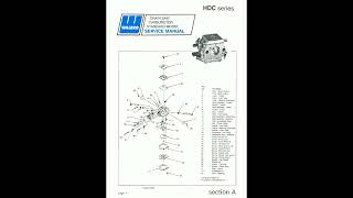 Walbro HDC Carburetor Repair Manual [upl. by Balthasar307]