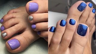 Most iconic and glorious designs of shiny toe nail pedicure color nails ideas collection for women [upl. by Nabois629]