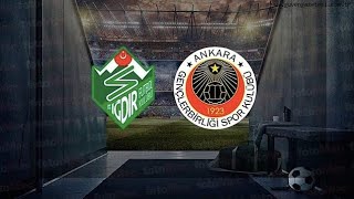 IĞDIR FK 00 GENÇLERBİRLİĞİ MAÇ ÖZETİ İZLE [upl. by Airekat]