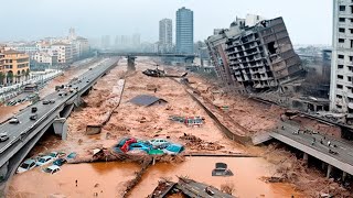 Massive Destruction in Spain Flow of water destroyed Valencia and Barcelona after flooding [upl. by Ramey]