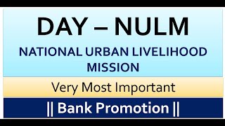 DAY  NULM NATIONAL URBAN LIVELIHOOD MISSION [upl. by Richy]