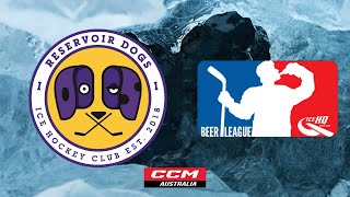 Reservoir Dogs VS Arctic Thunder Div 2  6th May  IceHQ Beer League ice hockey [upl. by Laersi]