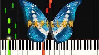 نت پیانو پاپیون  Papillon Film Music Piano Cover [upl. by Hakceber948]