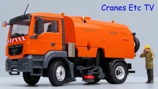 Conrad MAN TGS Bucher Schörling CityFant 6000 Road Sweeper by Cranes Etc TV [upl. by Hauger]